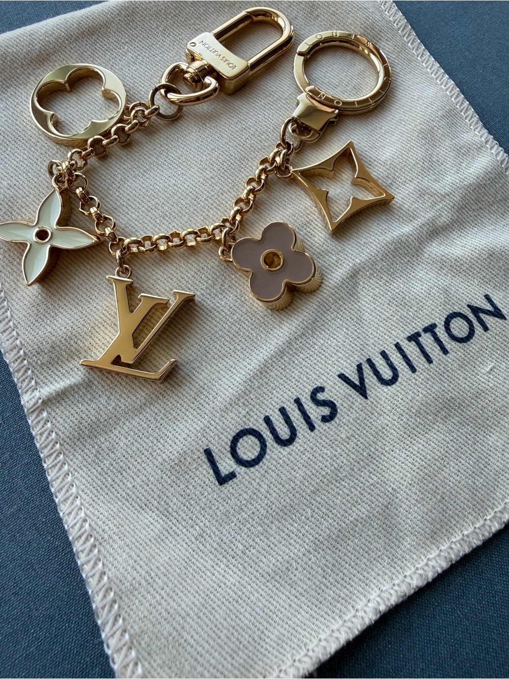 Louis Vuitton Fleur de Monogram Bag Charm Chaim - Picture 7 of 8
